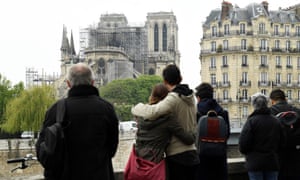 The aftermath of the Notre Dame Cathedral fire.