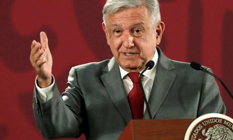 Andrés Manuel López Obrador speaks in Mexico City.