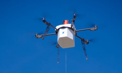 Flirtey’s drone makes the first fully autonomous, FAA-approved urban drone delivery in Hawthorne, Nevada.