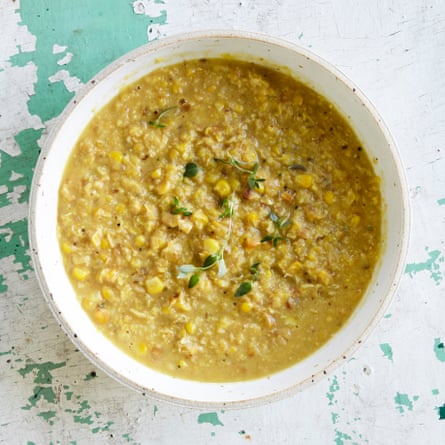 Jane Baxter’s creamed corn with cumin and thyme.