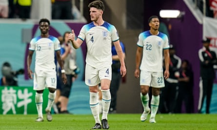 England midfielder Declan Rice