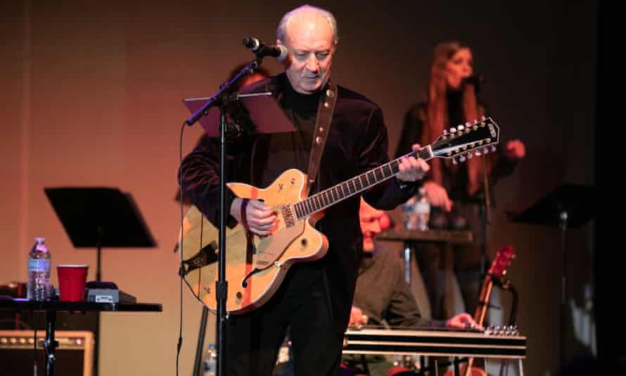 Michael Nesmith playing with the Monkees in 2019.