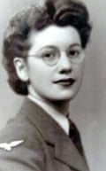 Joan Clarke in her military uniform in a period photographic portrait