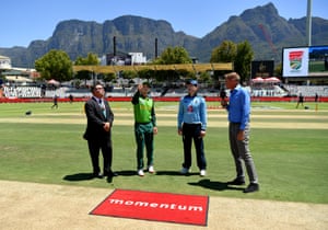 South Africa win the toss and will bowl first.