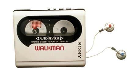 80s Faux Cassette Player with Headphones