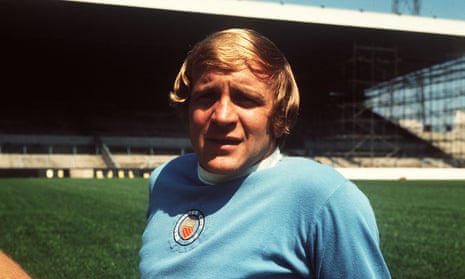 Francis Lee, pictured in 1971 during his playing days with Manchester City.