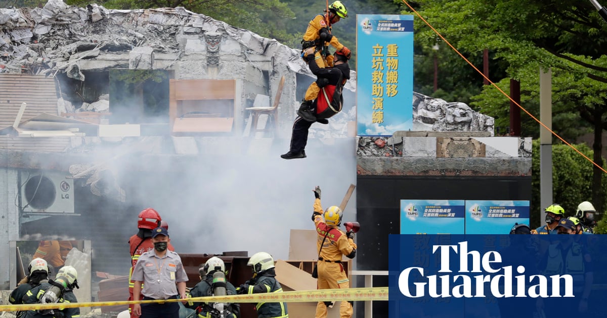 Collapsing buildings, incoming missiles: Taiwan rehearses a Chinese assault on its cities