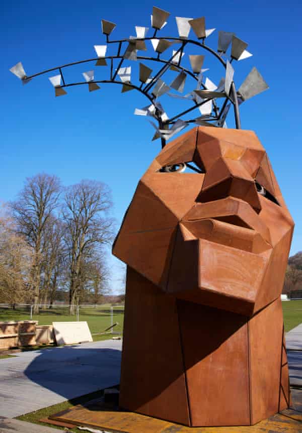 'I'm excited about what the reaction will be'… Christina Sporrong's sculpture The Flybrary at Chatsworth.