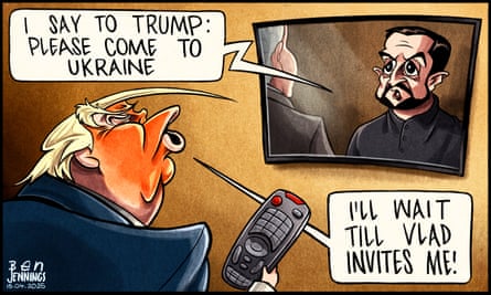 Ben Jennings on Zelenskyy’s invite to Trump – cartoon
