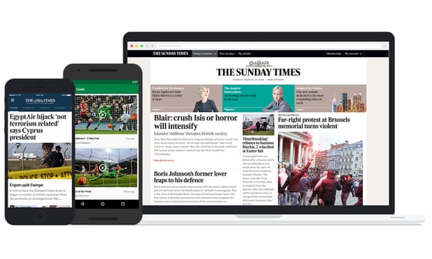 The Times and Sunday Times have merged their websites and launched new apps.