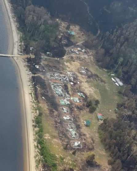 The Whitewater Lake First Nation in north-west Ontario burned to the ground after the recent wildfire.