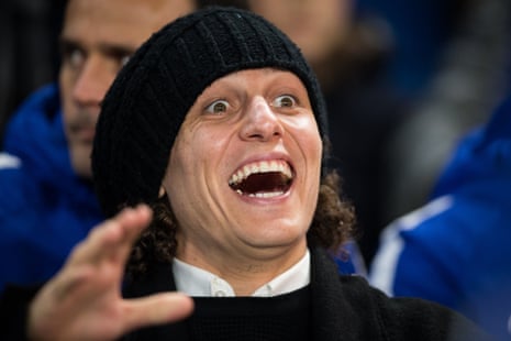David Luiz at Stamford Bridge.