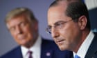 US health secretary Alex Azar tells Trump Capitol attack threatens legacy