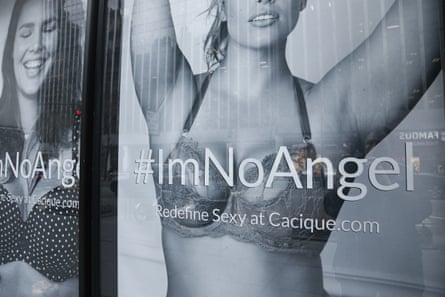 Models show off bras in a campaign photo