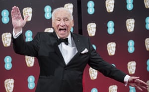 Mel Brooks attends the 70th Baftas.
