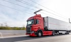 UK government backs scheme for motorway cables to power lorries
