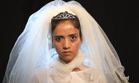 ‘A million things to say’ … Sonita Alizadeh in the Brides for Sale video; she has now performed for Chelsea Clinton