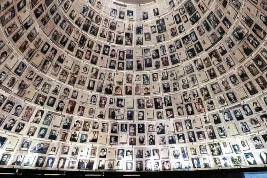 A view of the ceiling at the Hall of Names at the Yad Vashem Holocaust Memorial museum in Jerusalem. Survey published ahead of International Holocaust Remembrance Day on January 27.