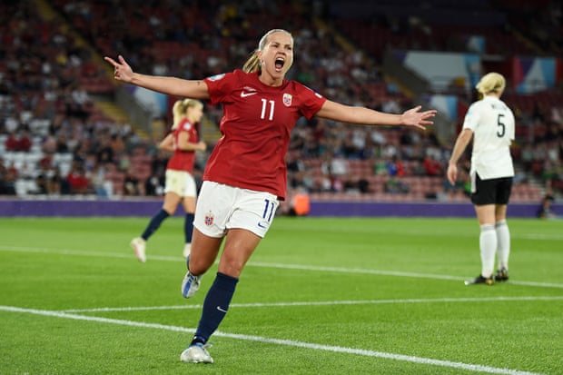 Guro Reiten celebrates (Time for the Guro).