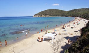 Beach Cala Violina Tuscany Italy