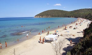 Plage Cala Violina Toscane Italie