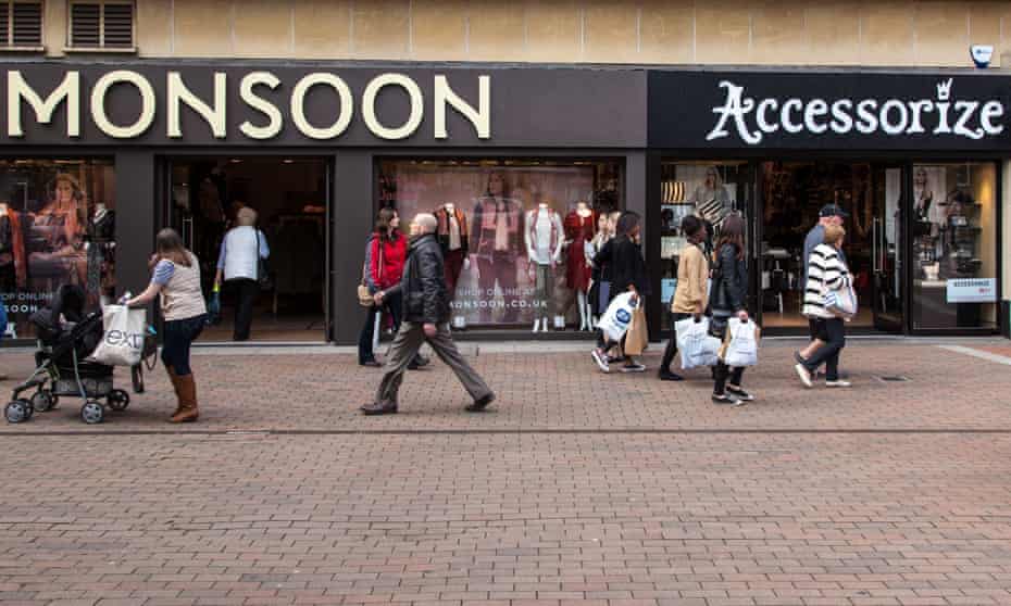 Monsoon and Accessorize stores in Taunton, Somerset.
