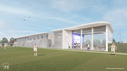 Model of new training centre.