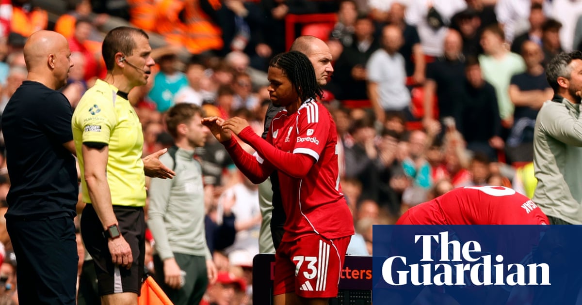 Arne Slot says Rio Ngumoha had cramp after Liverpool starlet's substitution is booed