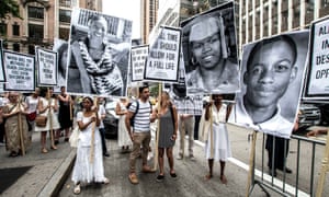 Silent Protest Art March, Bryant Park, New York