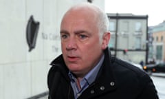 David Drumm appearing at court in Dublin during his previous fraud trial.