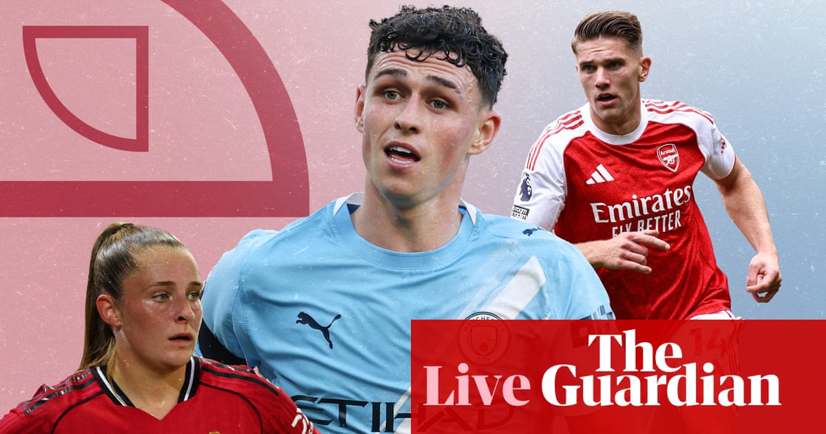 Arsenal v Manchester City buildup, Rome derby and WSL action matchday live