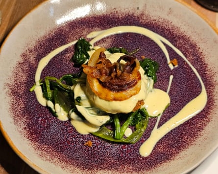 Crispy egg with chard, Ristorante Consorzio