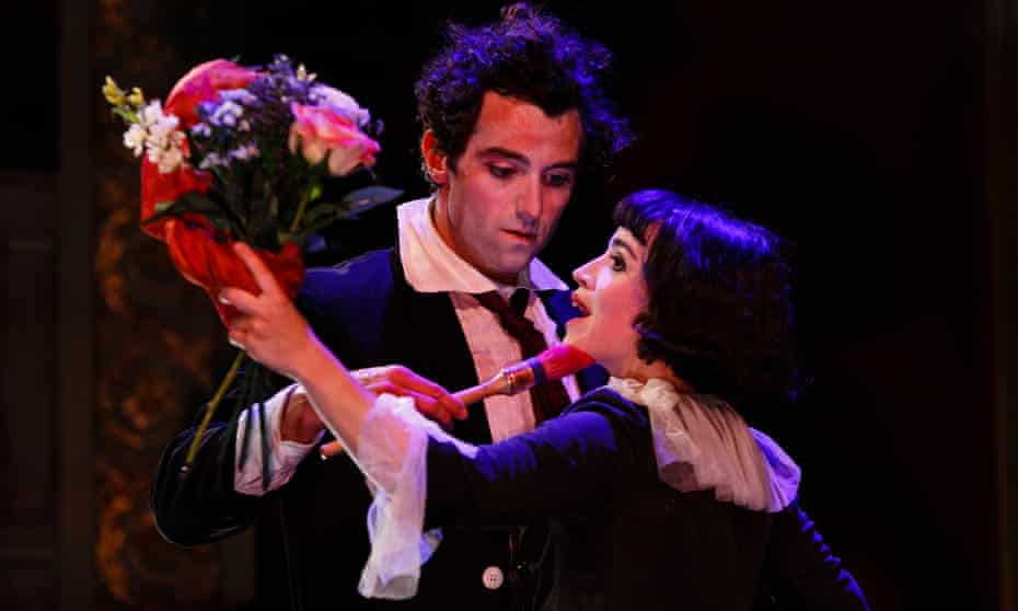 Audrey Brisson and Marc Antolin in The Flying Lovers of Vitebsk at Bristol Old Vic.