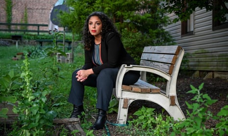 Brittany Ramos DeBarros, 32, United States Army veteran and Democratic candidate for New York’s 11th Congressional District.