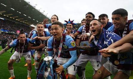 Burnley finally got their hands on the Championship trophy at Turf Moor.