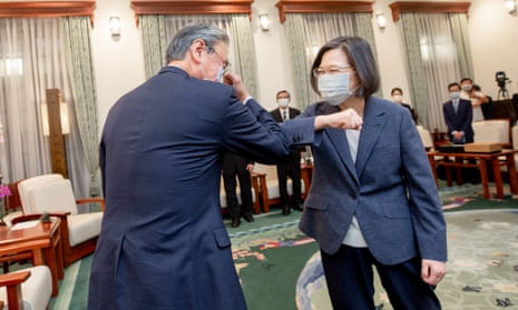 Taiwan President Tsai Ing-wen meets with a delegation led by Japanese House of Representatives Member and Japan-ROC Diet Members Consultative Council Chairman Furuya Keiji in Taipei 