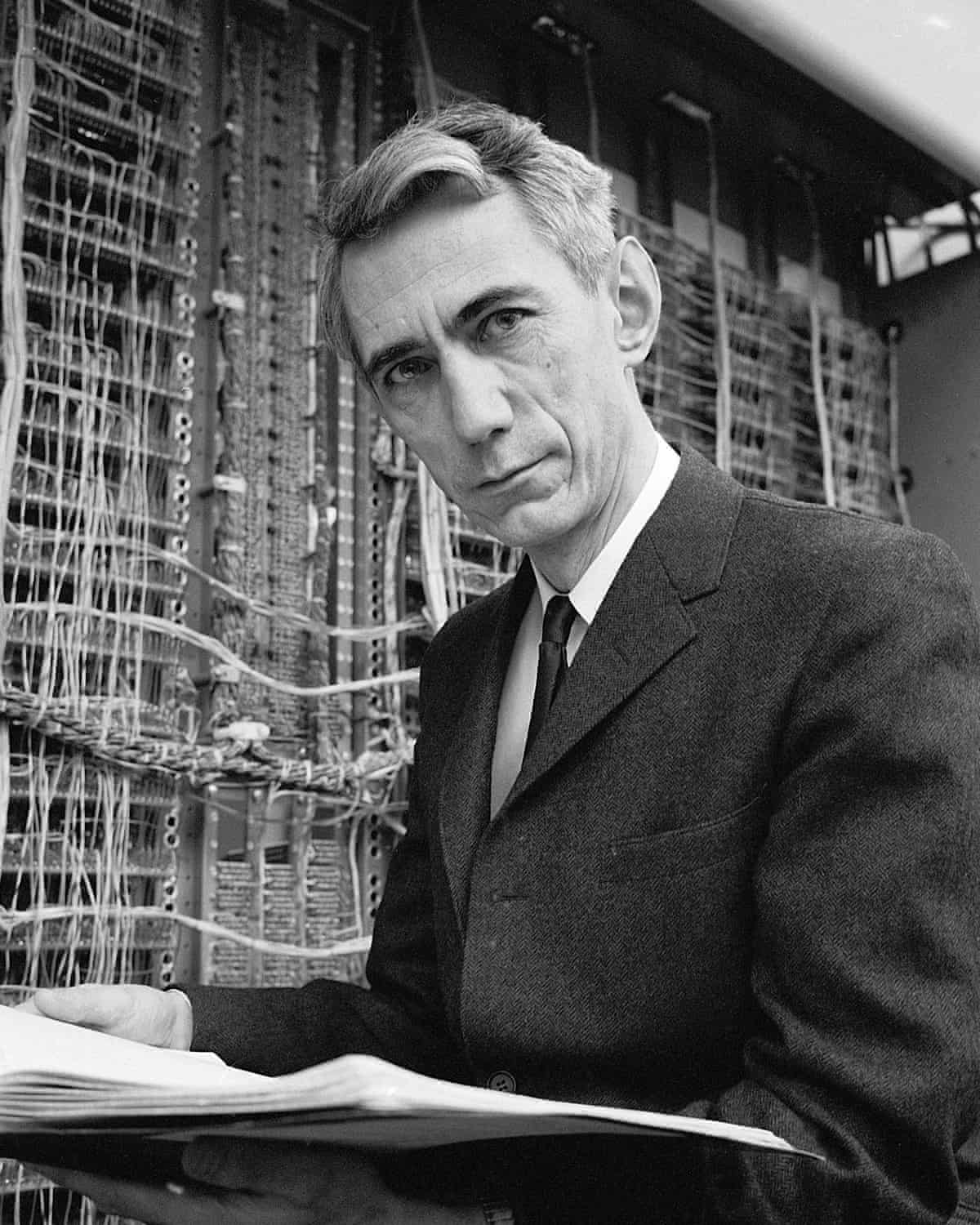Mathematician Claude E. Shannon, inventor of information theory (Photo by Alfred Eisenstaedt/Time & Life Pictures/Getty Images)