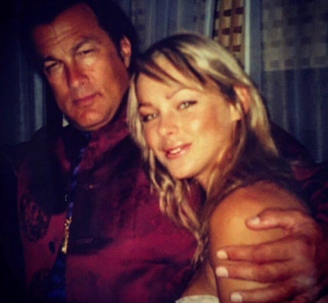 Cassie Lane with Steven Seagal