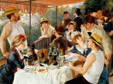 Luncheon of the Boating Party, 1881, by Pierre-Auguste Renoir .