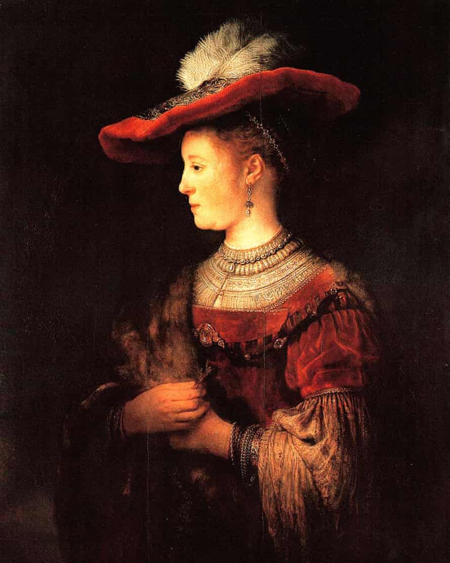 Half-length Figure of Saskia in a Red Hat. 1642.