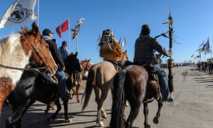 Generations of broken treaties, discrimination, police harassment and poverty have led to disillusion with mainstream politics among the Native Americans at Standing Rock.