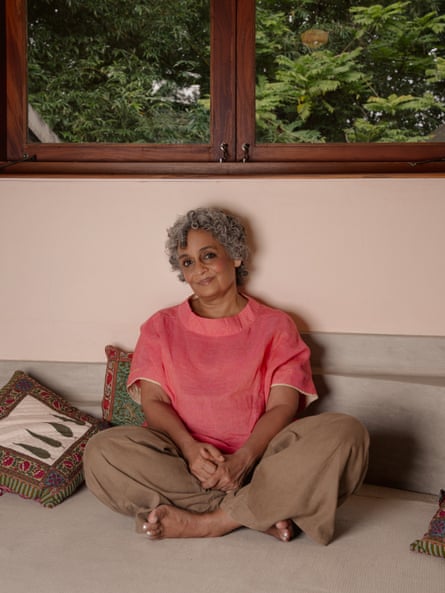 Arundhati Roy in a friend’s house in Kerala