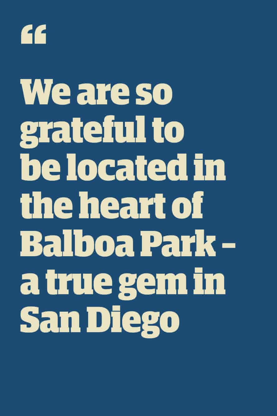 Quote: “We are so grateful to be located in the heart of Balboa Park - a true gem in San Diego