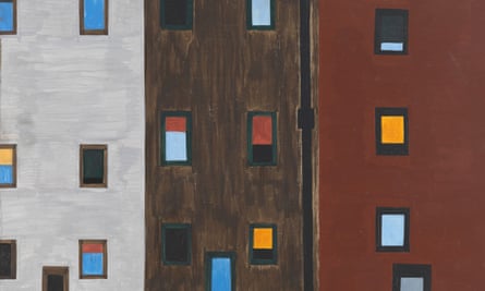 Jacob Lawrence’s The Migration Series, panel no. 31: The migrants found improved housing when they arrived north.