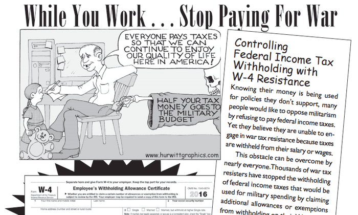 We Will Not Pay The Americans Withholding Their Taxes To
