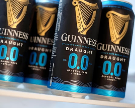 The average price of a four-pack of Guinness 0.0 is £5.43.