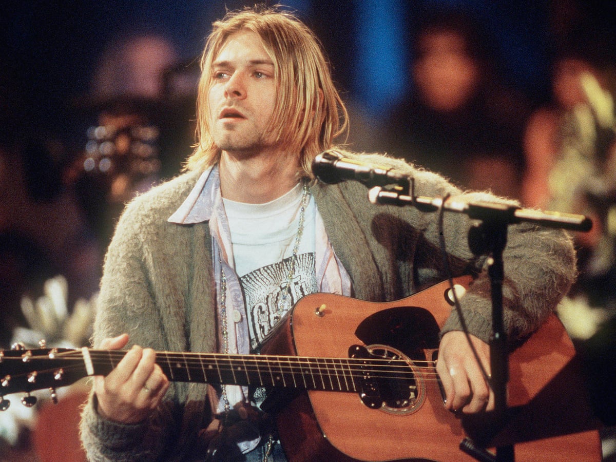 Kurt Cobain's guitar from Nirvana's MTV Unplugged show to go on display in UK | Kurt Cobain | The Guardian