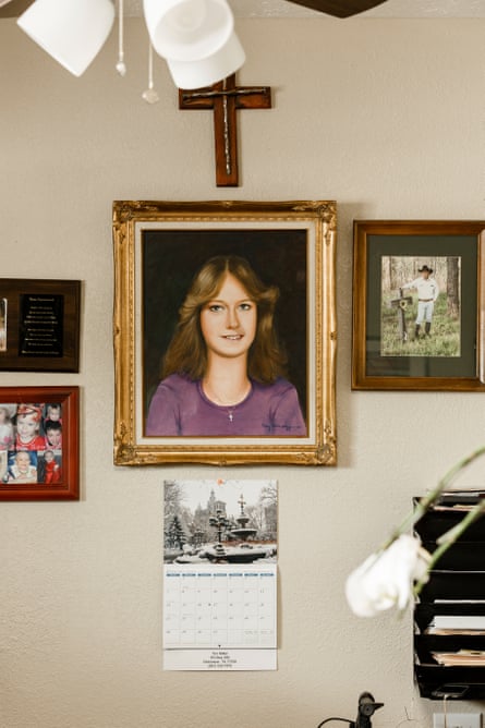 A portrait of Laura Miller in Tim Miller's offices.