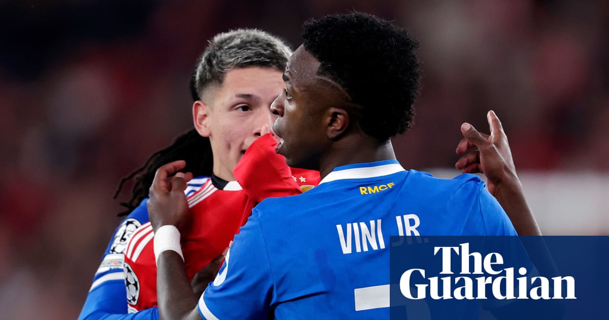 Benfica’s Prestianni provisionally suspended by Uefa after Vinícius incident