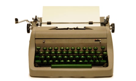 Vintage 1950s portable typewriter